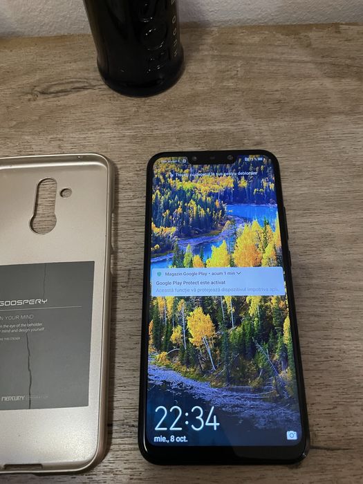 HUAWEI Mate 20 Lite, 64GB, 4GB RAM, Dual SIM,Blue