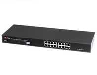 Switch ipTIME 16 porturi, 10/100Mbps, carcasa metalica, 19"