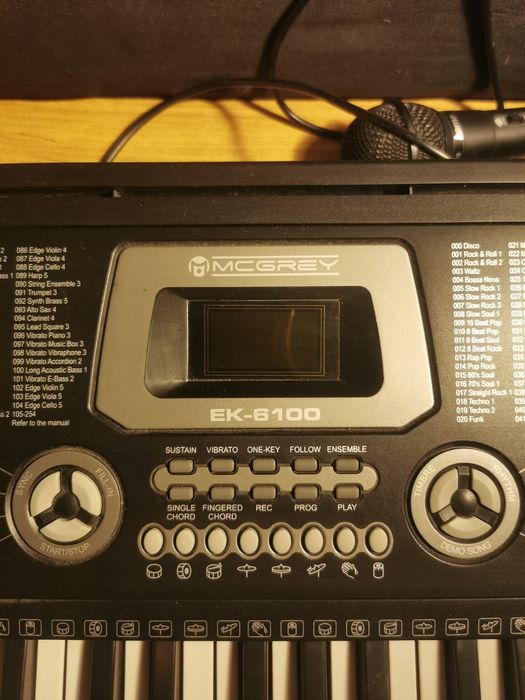 Orga electronica McGrey EK-6100 plus Microfon dinamic Hama dm-20