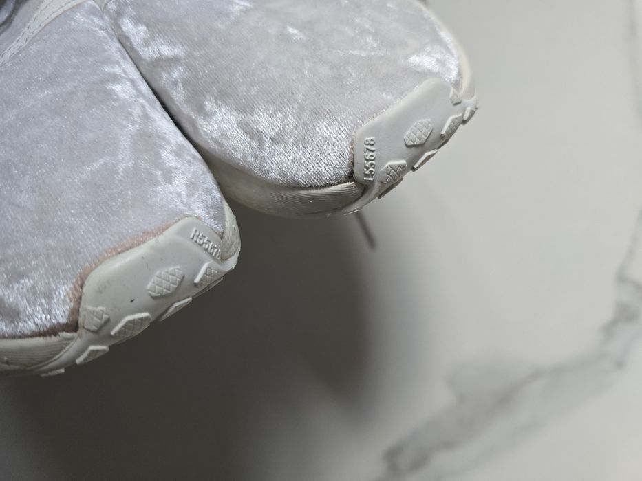 Adidas, 38, fete, catifea albi