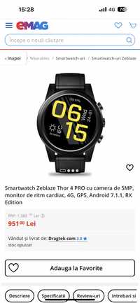 Ceas Smart Watch Zeblaze thor 4 Pro