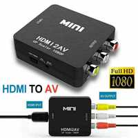 Convertor HDMI in RCA, AV CVBS Full HD 1080P si AV to VGA NOI