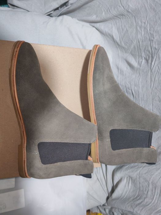 Удобни и стилни мъжки боти от естествен велур Strеllson №44