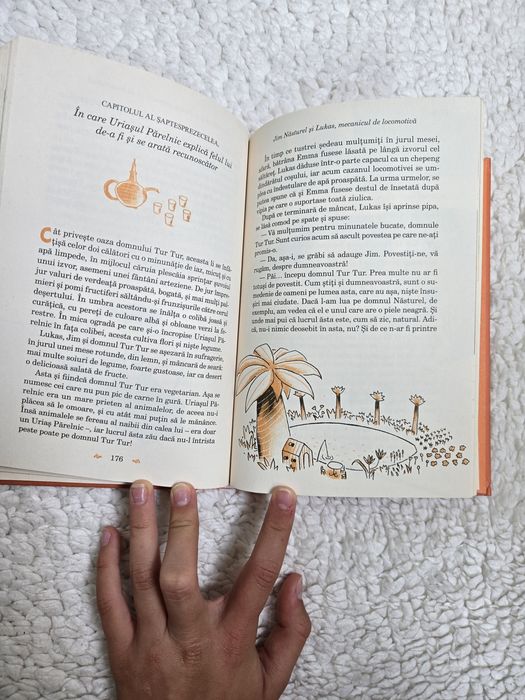 Cartea "Jim Năsturei și Lukas, mecanicul de locomotivă"