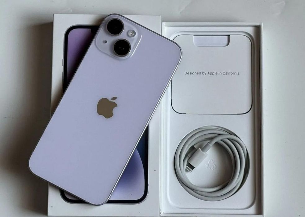 14 айфон сиреневый