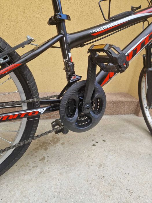 Bicicleta MITO Oregon 20" - Schimbatoare Shimano, 21 de viteze