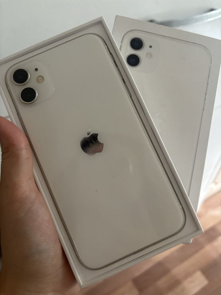 iphone 11   Белый  с гарантия