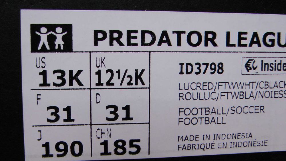 Ghete fotbal sintetic NOI Adidas Predator League marimea 31