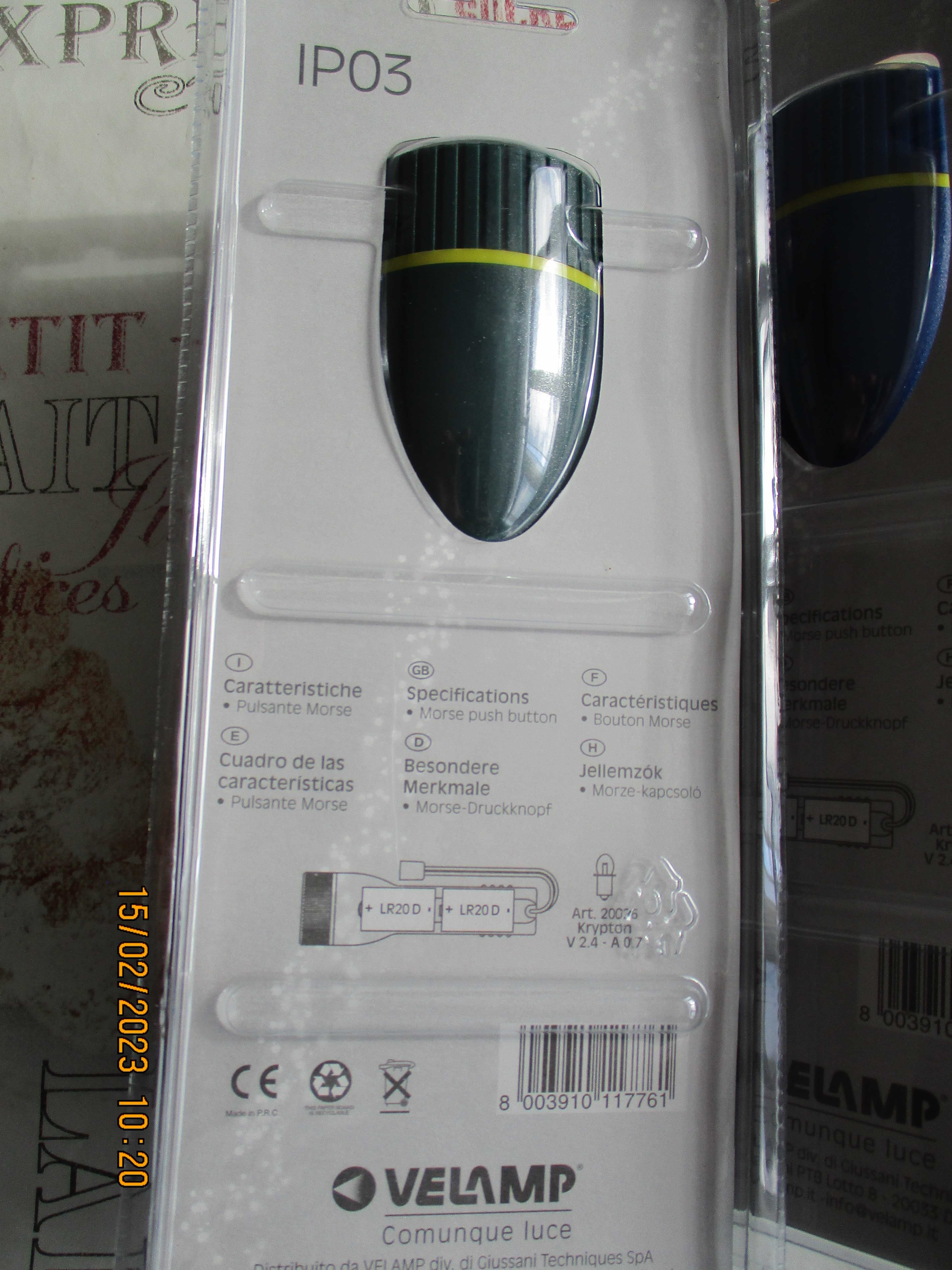 Продавам Италиански KRIPTON и LED фенерчета - 2.4W  и 1W