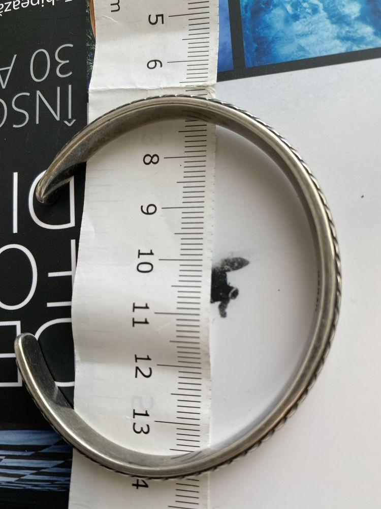 Bratara argintata barbati marca Henko Paris