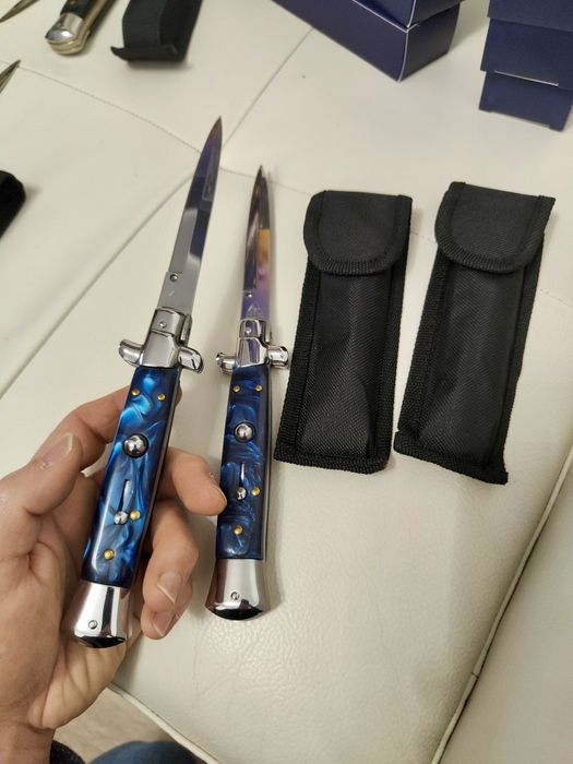 Briceag Stileto 24 cm + husa , Briceag italian  , ediție aniversară