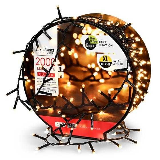 Коледни светлини Luxuriance Lights 1500 LED лампи | 35 м/ 45м