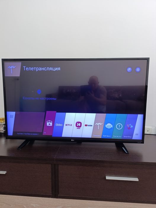Смарт тв LG диагональ 49 дюймов(125см)