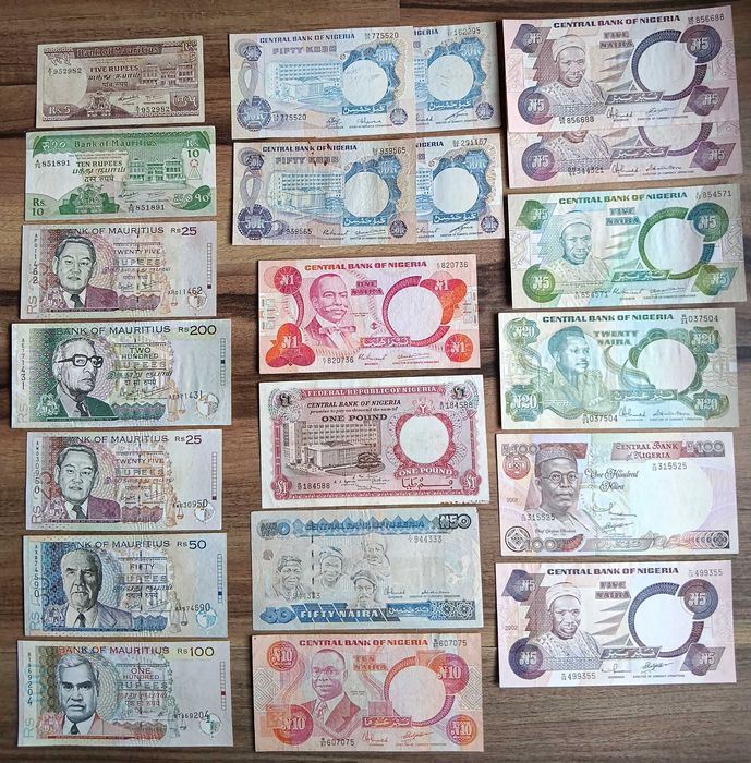 Bancnote Australia, Asia, Africa