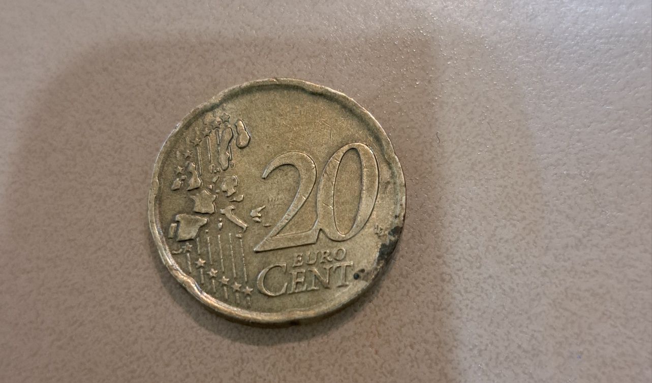 Moneda  20  eurocenți