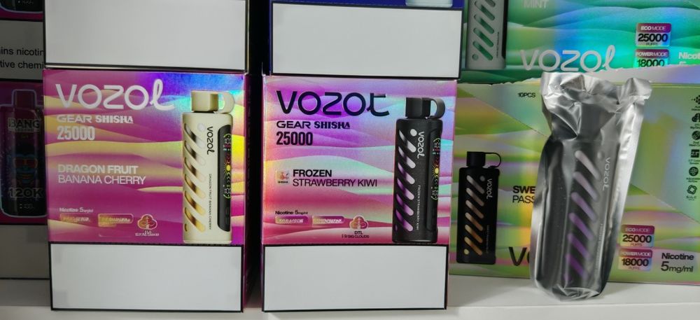 Vape Vozol 25.000 Puffs Narghilea Shisha Reincarcabil Display