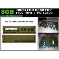 Memorie Calculator DDR3 8GB 1333 si 1600 Mhz Garantie 12 Luni