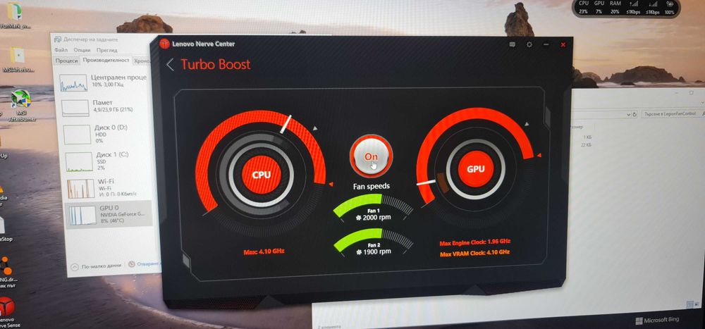 Lenovo legion y910 / 17.3 / 75hz/ GTX 1070 8GB
