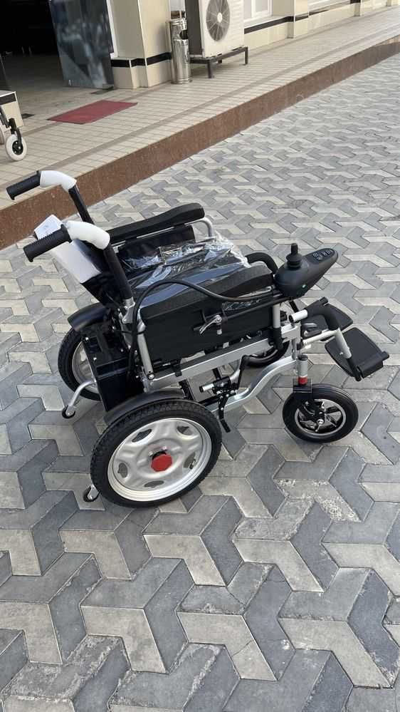 Складная инвалидная коляска электронный электрический