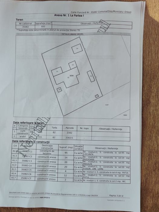 Casă de vânzare – casă de vacanță, comuna Orlești, jud. Vâlcea