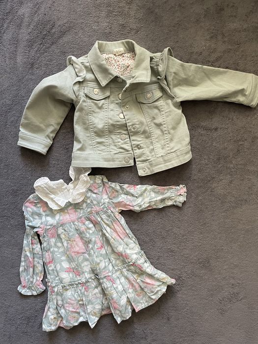 Рокля  Mayoral 80 рр и яке H&M 86рр