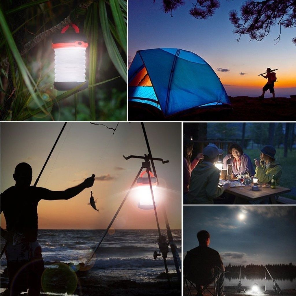 Соларна портативна лампа с панели за къмпинг: 4.5 V/50mA CAMP LAMP-4