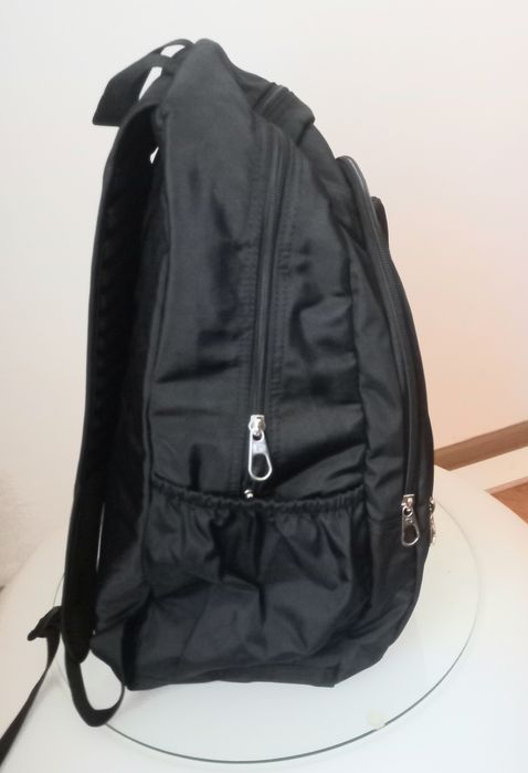 Rucsac BEST, nou,  negru, pt laptop/școală/ excursii (45×33×25 cm)