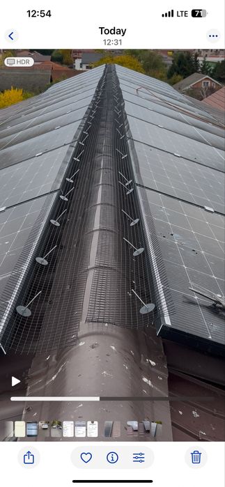 Montare plasa antiporumbei