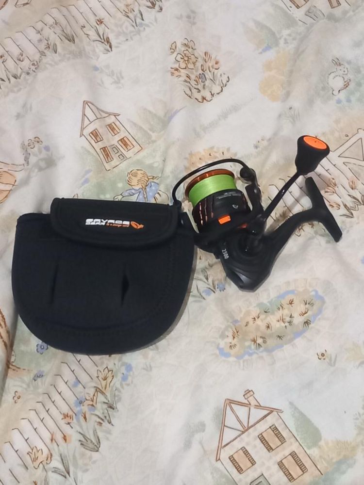 Въдица savage gear и макара Orange combo