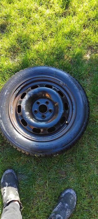 4бр железни джанти и 2бр зимни гуми