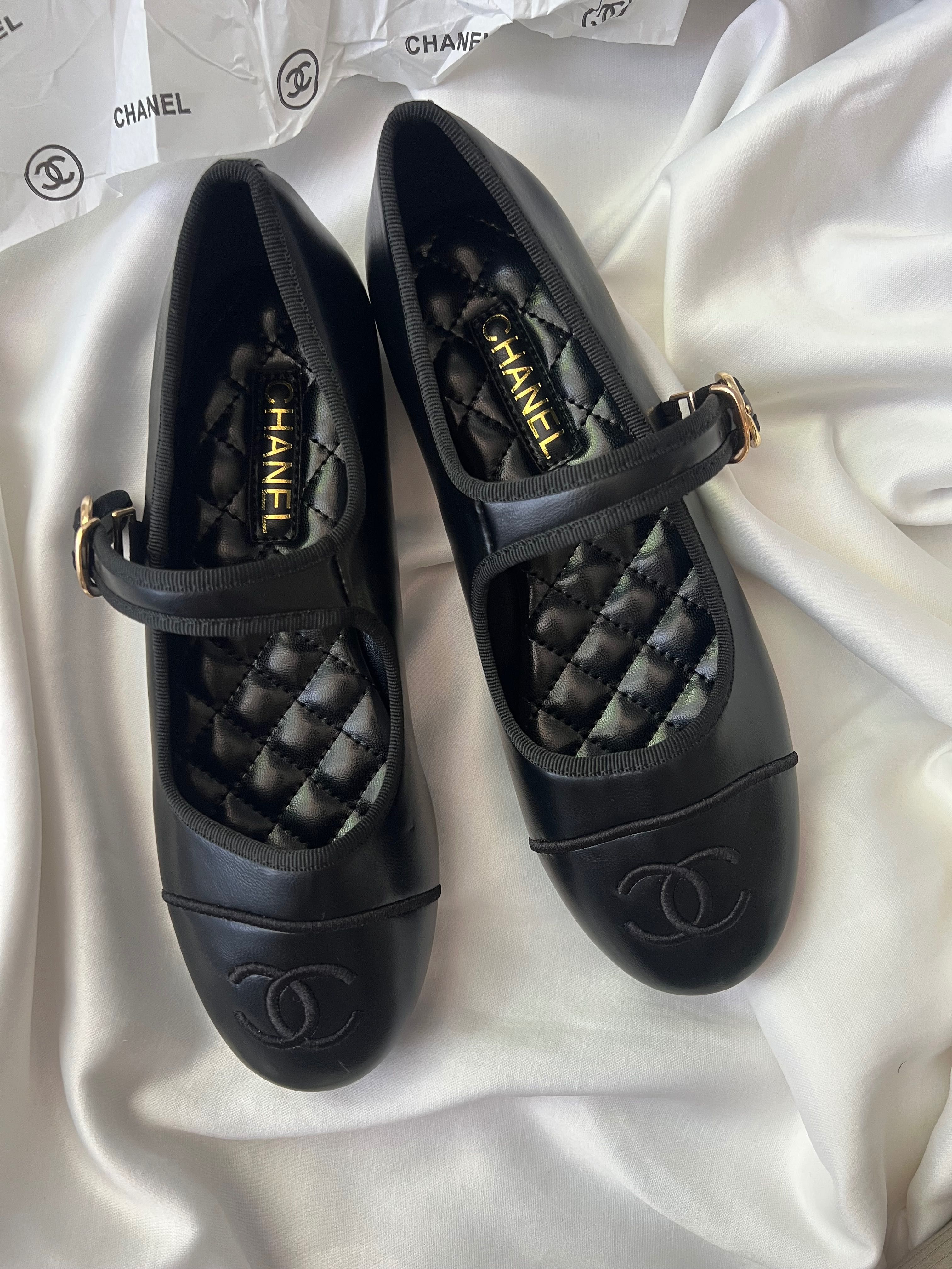 Обувки балеринки chanel