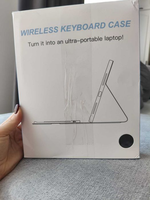 Carcasă Vobafe cu tastatură pentru iPad Air 11"/10.9"  Negru