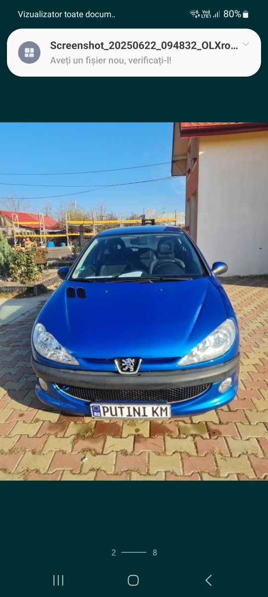 Dezmembrez / Dezmembrari / Piese / Accesorii Peugeot 206 Albastru,1.4