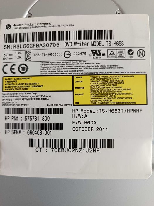 DVD LG SI HP perfect