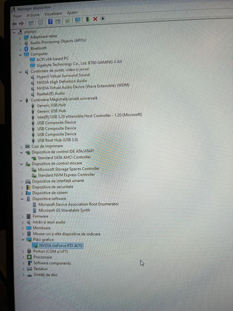 Vand setup gaming