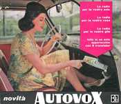 Radio vintage Autovox car radio - 1960 Radiomobile 1965