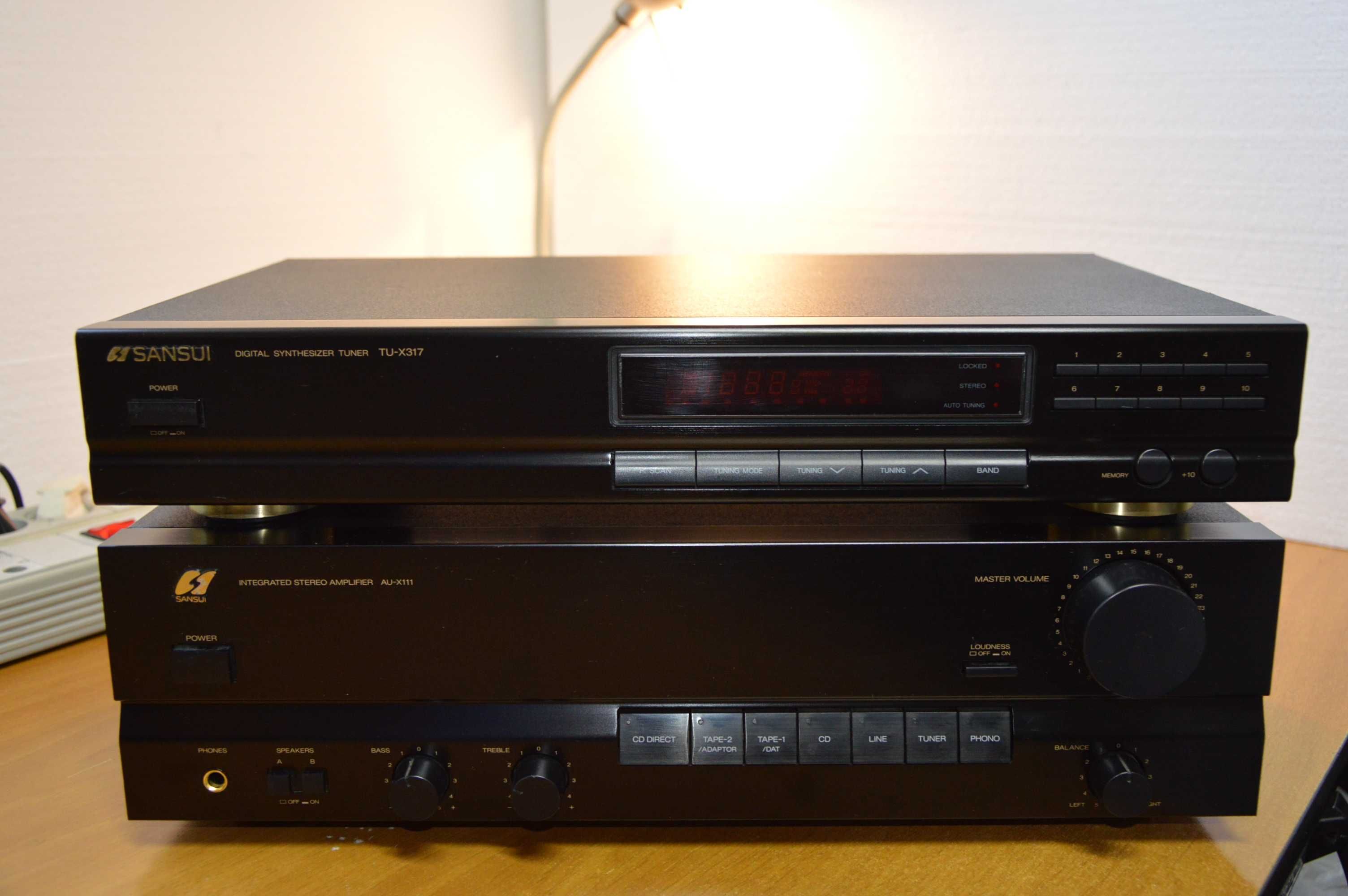 Amplificator Sansui AU-X111 si Tuner Sansui TU-X317