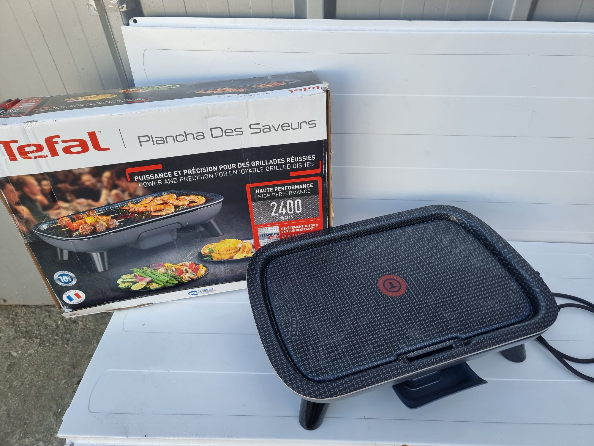 Plita electrică pentru grătar Tefal Plancha Des Saveurs, Acoperire ant