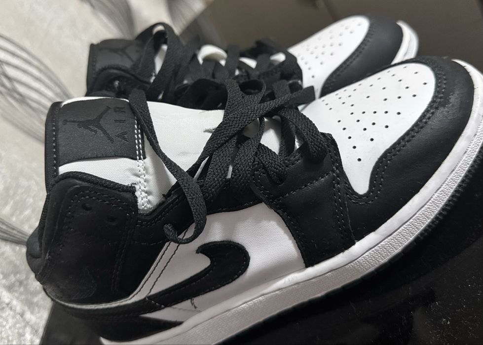 Jordan 1 mid panda elephant.