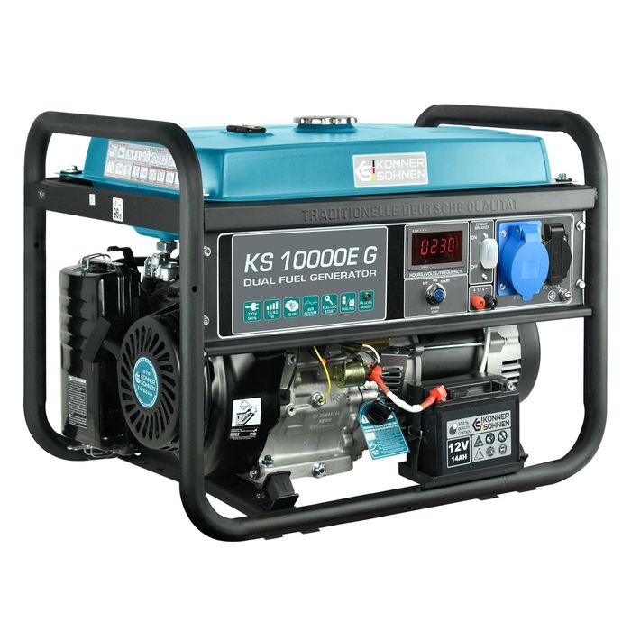 Generator pe GPL/Benzina Konner & Sohnen KS 10000E G, Putere 8kW, 230V