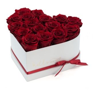 Луксозна кутия – сърце за рози или подаръци