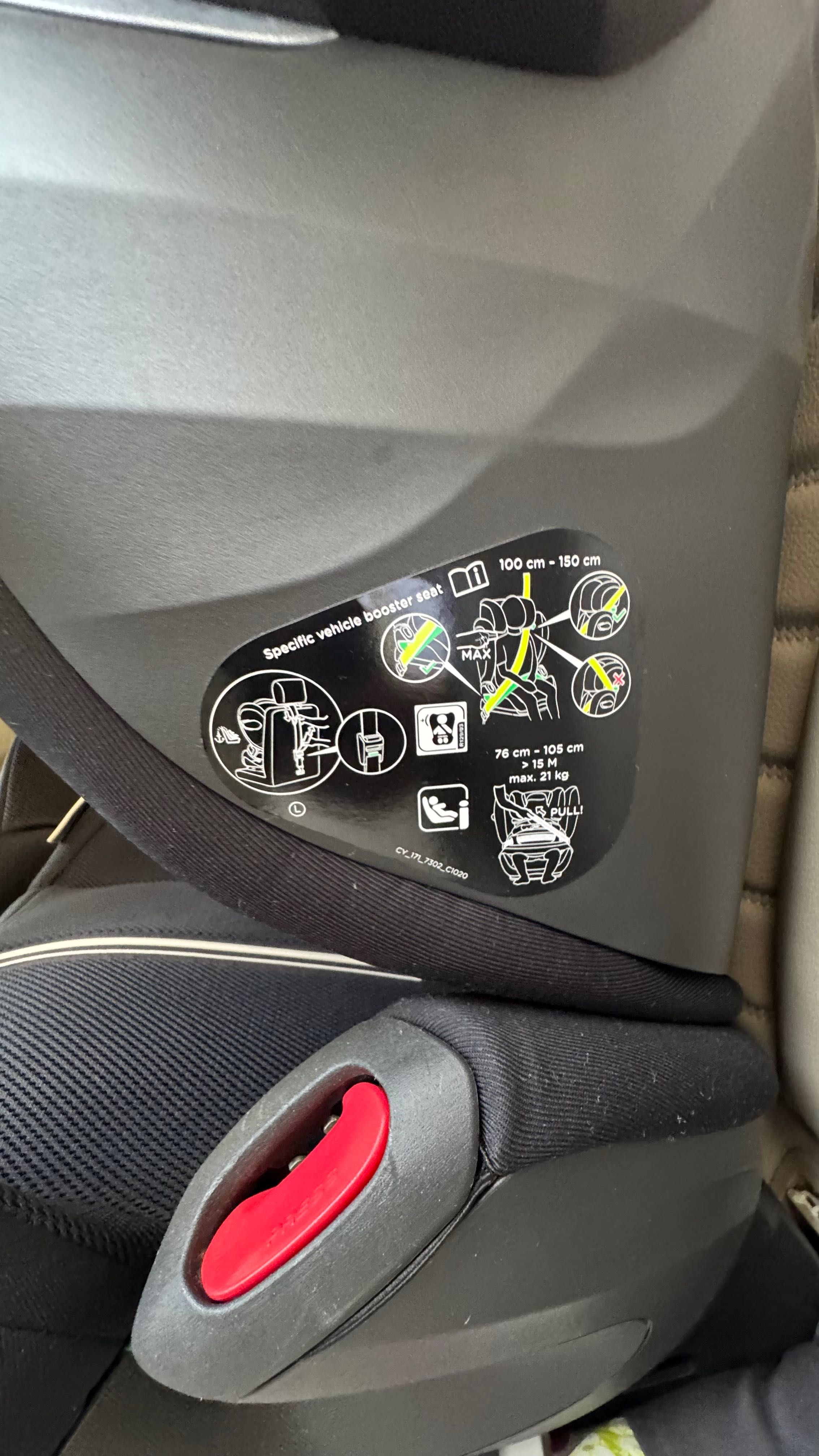 Продам автокресло Cybex 1/2/3 (9-36 кг)