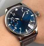 Ceas Parnis Pilot Aviator 44 mm mecanic Asian ETA Unitas 6497