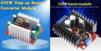 Modul sursa ridicatoare de tensiune DC step up boost 150/400W - 6/15A