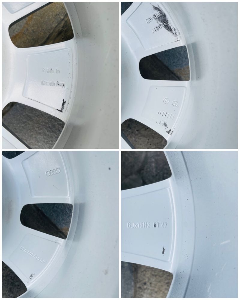 Оригинални 4 броя джанти с летни гуми за Audi A3 2011г