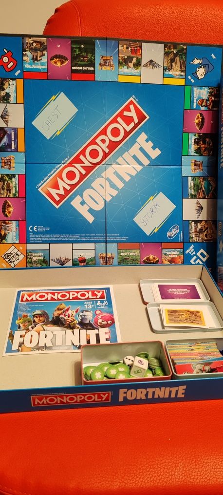 Joc Monopoly Fortnite +BONUS 6 figurine