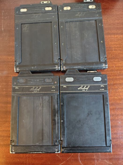 Diverse casete pentru large format 4x5 9x12 13x18