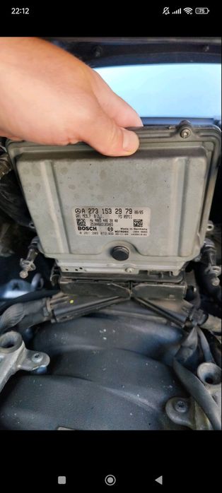 Двигателен компютър ECU Mercedes S500 W221 388кс
