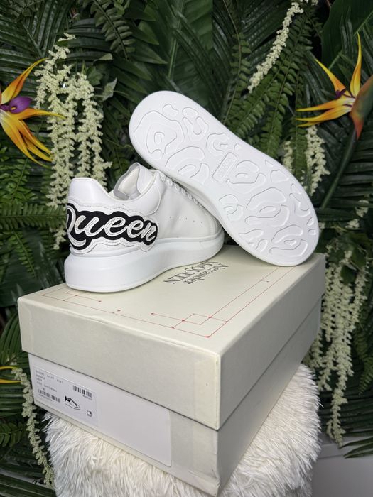 McQueen Oversized White Logo Patch