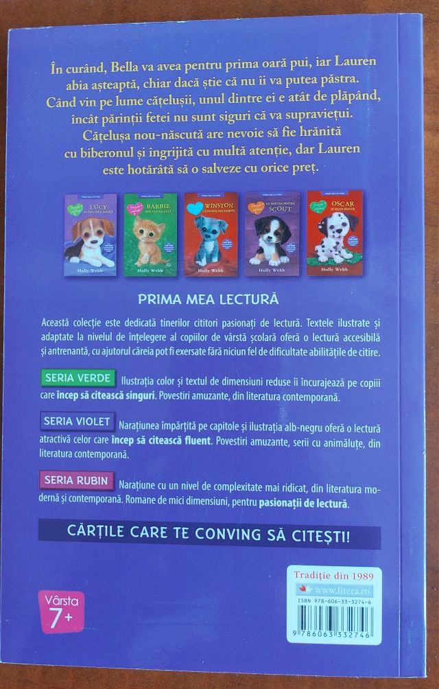 Cartea 'Lucy, o catelusa plapanda'